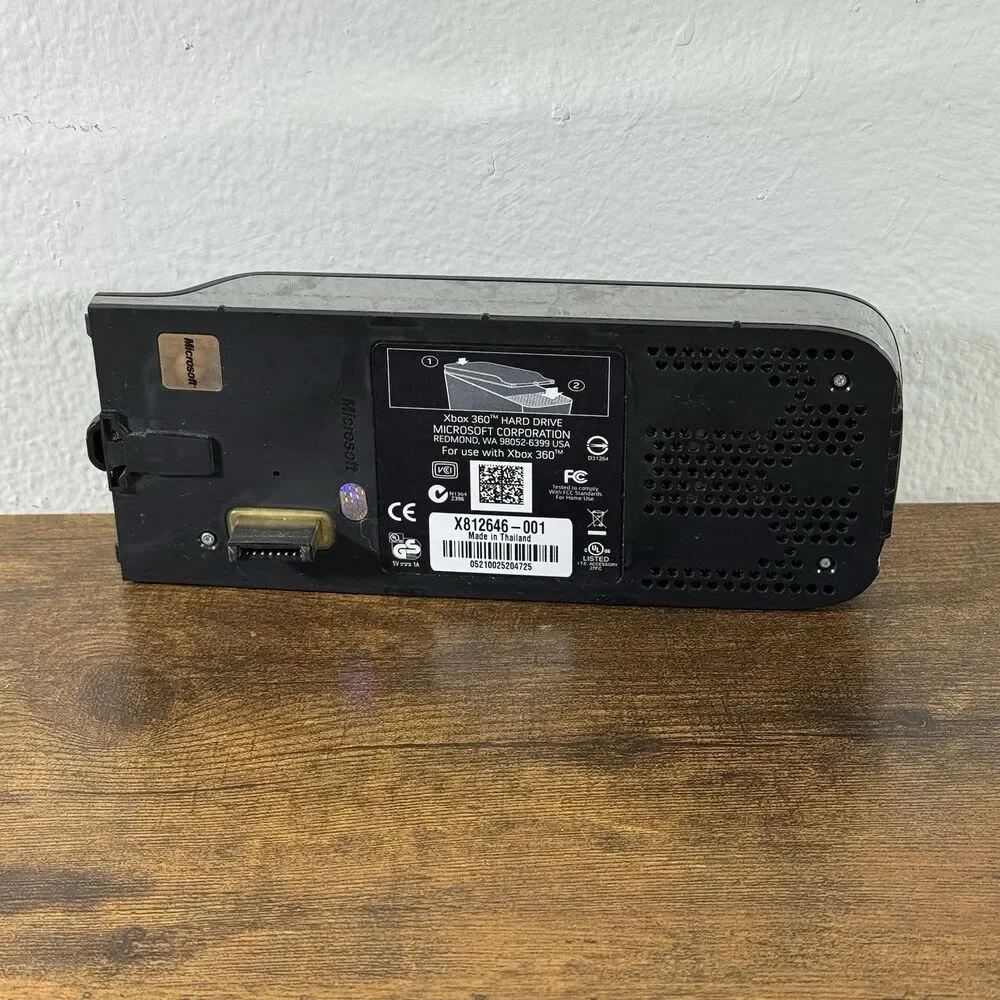 Genuine OEM Xbox 360 120GB HDD X812646-001 Microsoft External Hard Drive